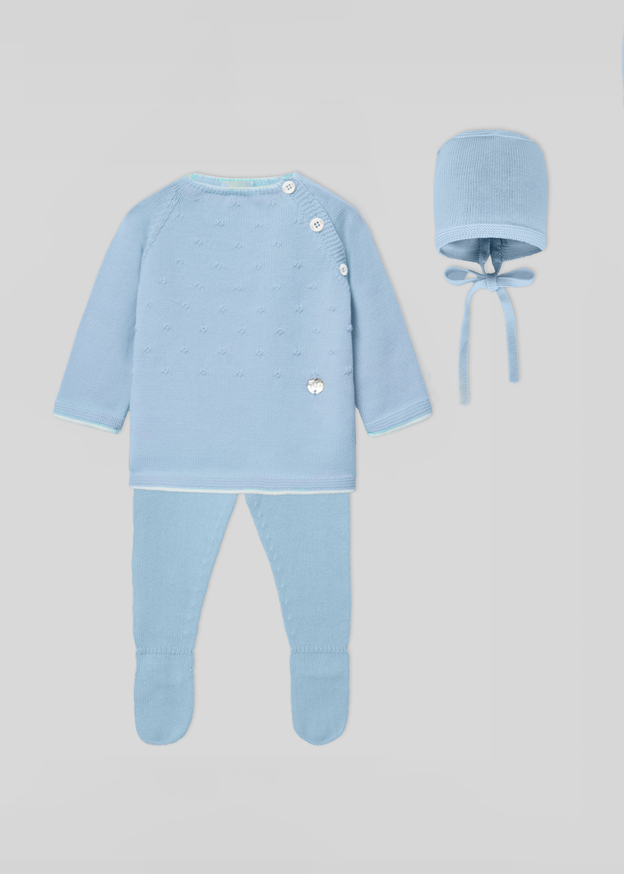 tiamia Conjunto "regalo" azul nube