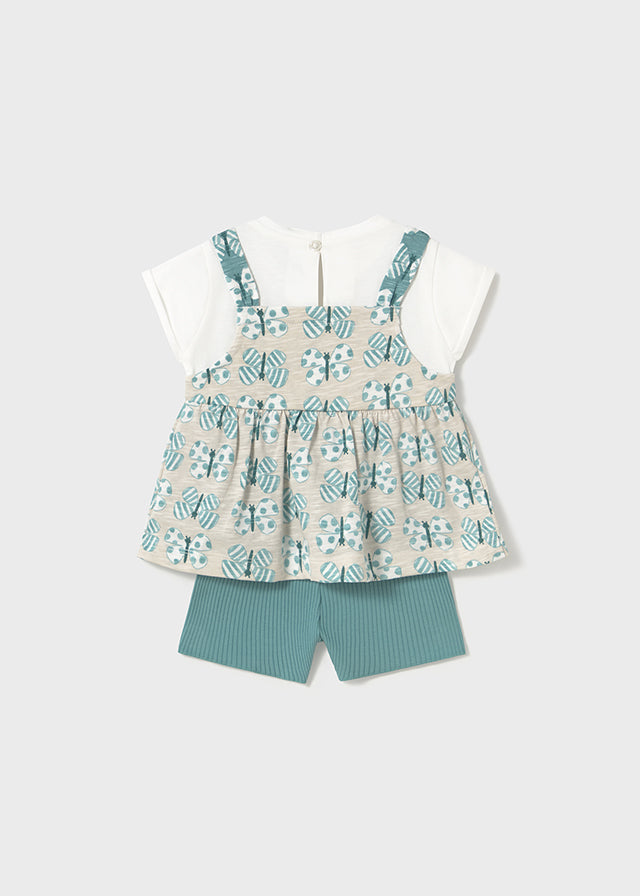 Tiamia Conjunto Short Ciclista Bebé Niña