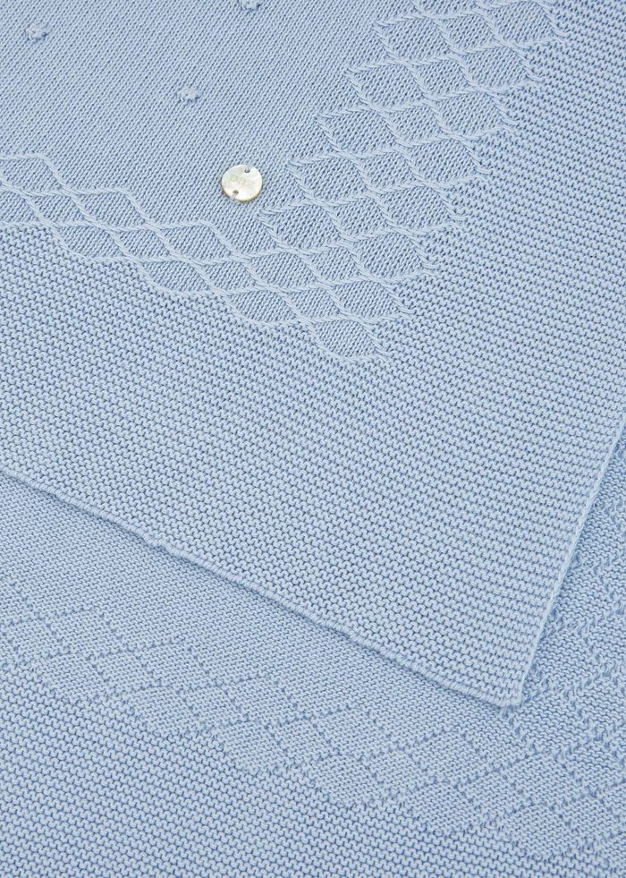 Tiamia Manta "vento" Azul Cielo