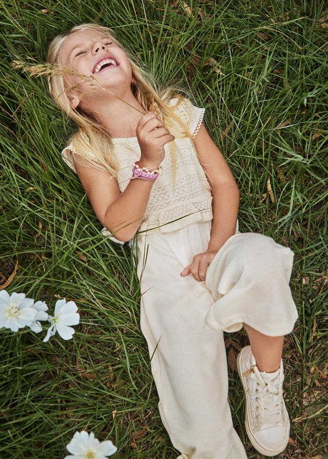 Tiamia Mono Combinado Croché Niña