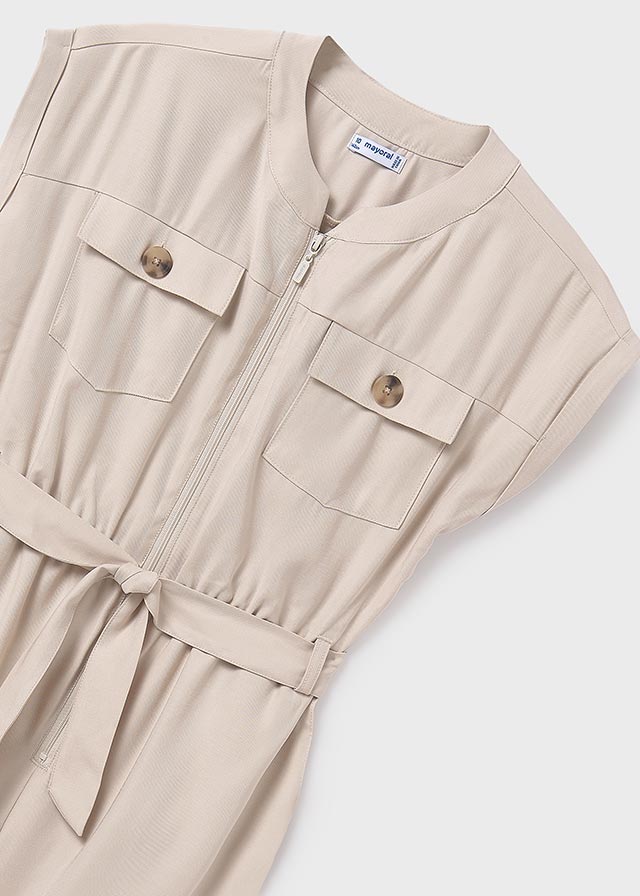 Tiamia Mono Corto Bolsillos Chica