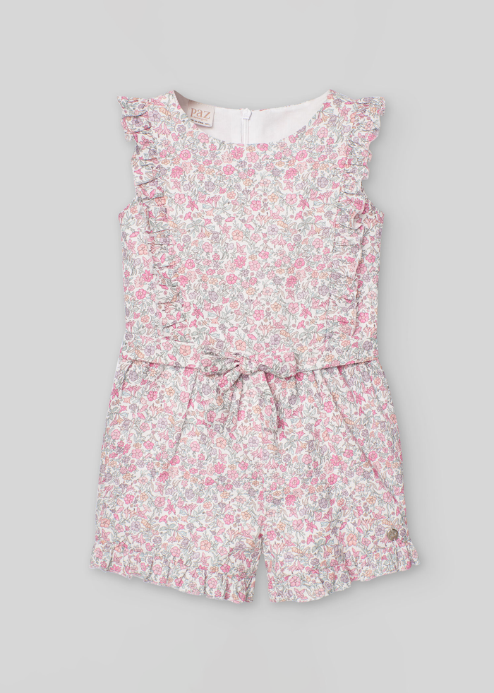 Tiamia Mono Corto Flores Clavel