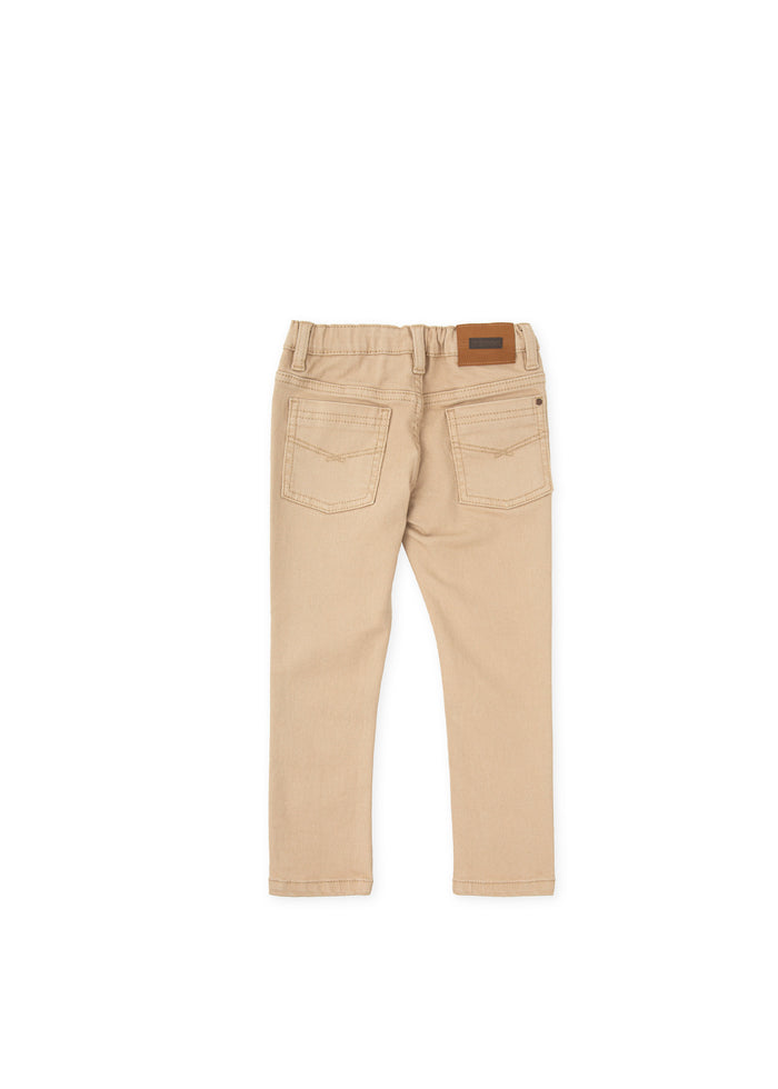 Tiamia Pantalón 5 Bolsillos Arena Niño