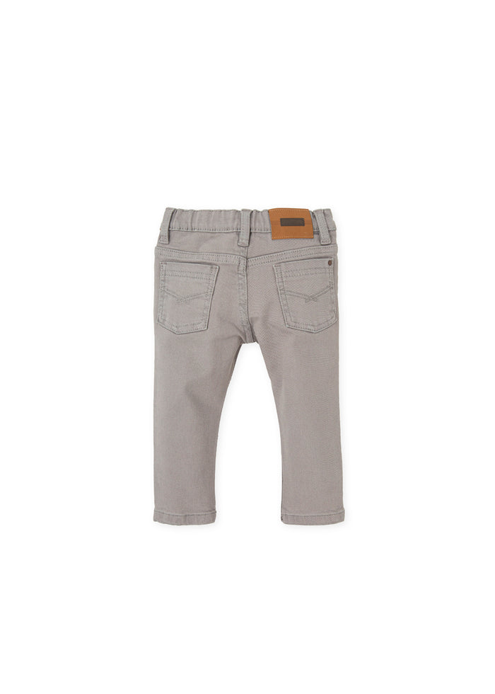 Tiamia Pantalón 5 Bolsillos Gris Niño