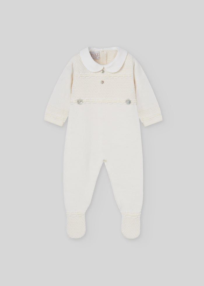 tiamia Pelele c/pie y c/cuello "PAZ"