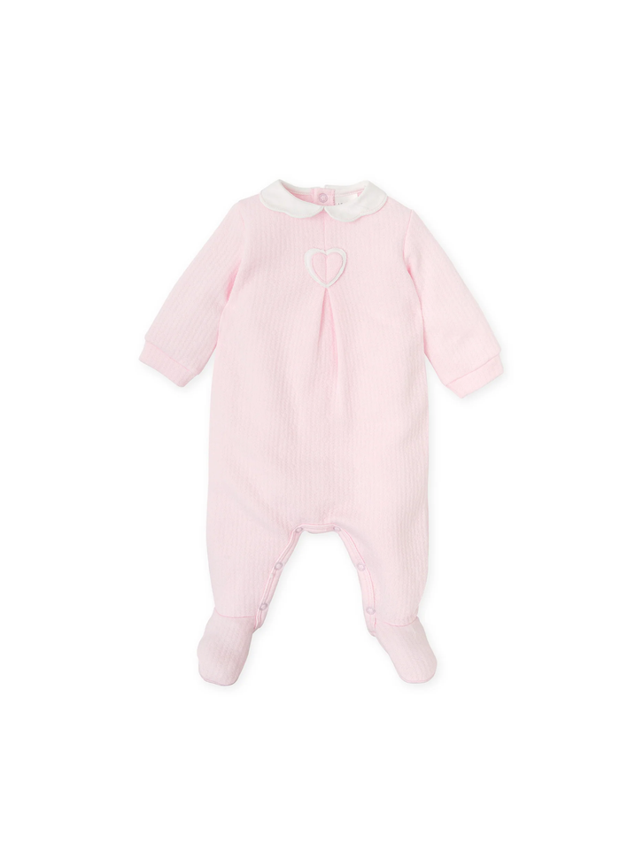 tiamia Pelele corazón rosa bebé niña