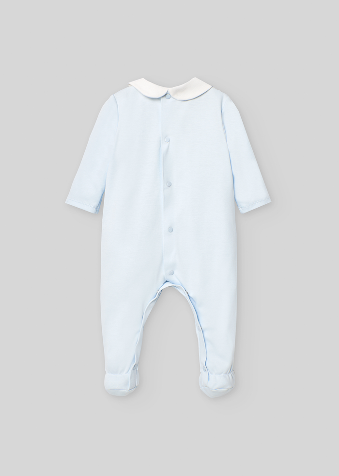 Tiamia Pelele Largo C/cuello Y Tablas "interlock"