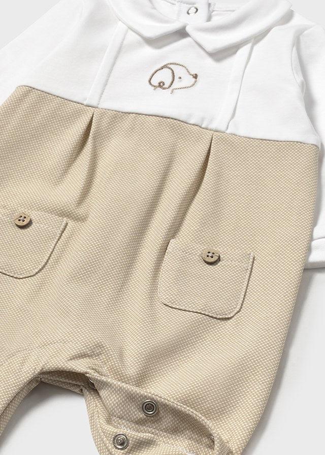 Tiamia Pelele Largo Cuello Recién Nacido