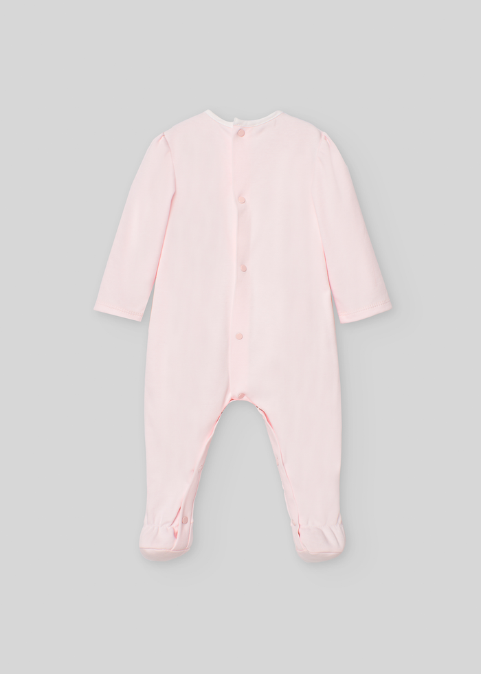 Tiamia Pelele Niña C/pie Y Pechera "interlock"