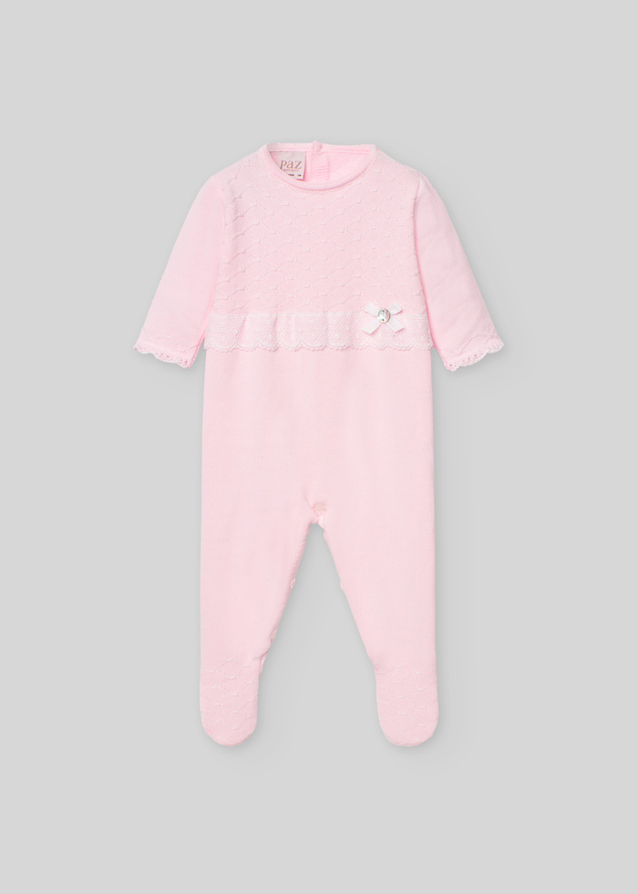 Tiamia Pelele Punto C/pie Niña "linda"