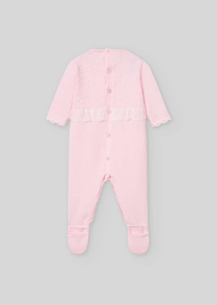 Tiamia Pelele Punto C/pie Niña "linda"