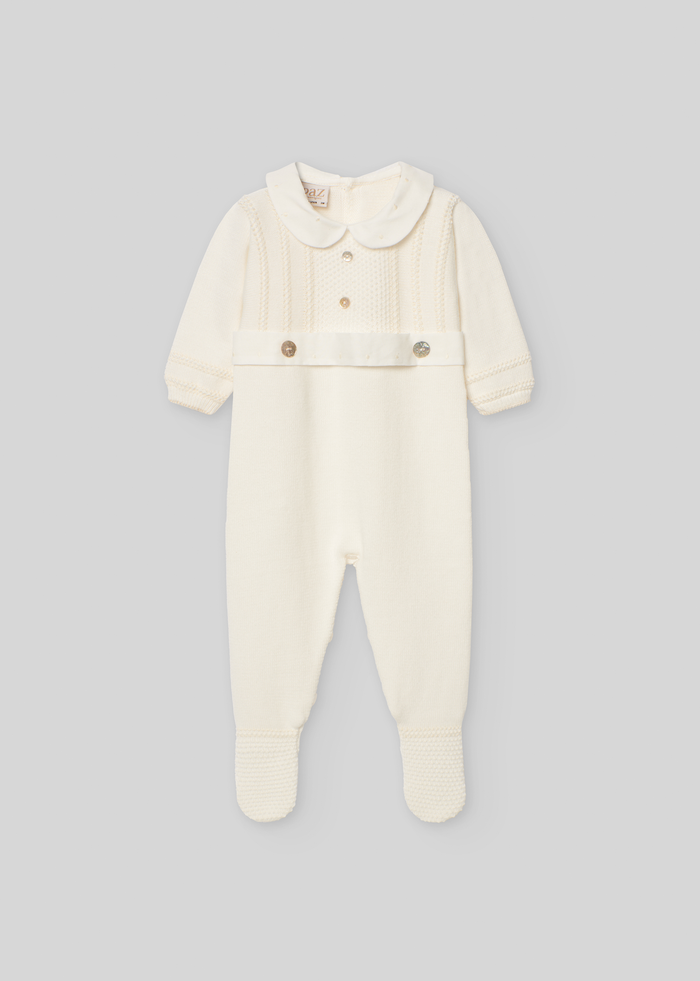 Tiamia Pelele Punto C/pie Paz