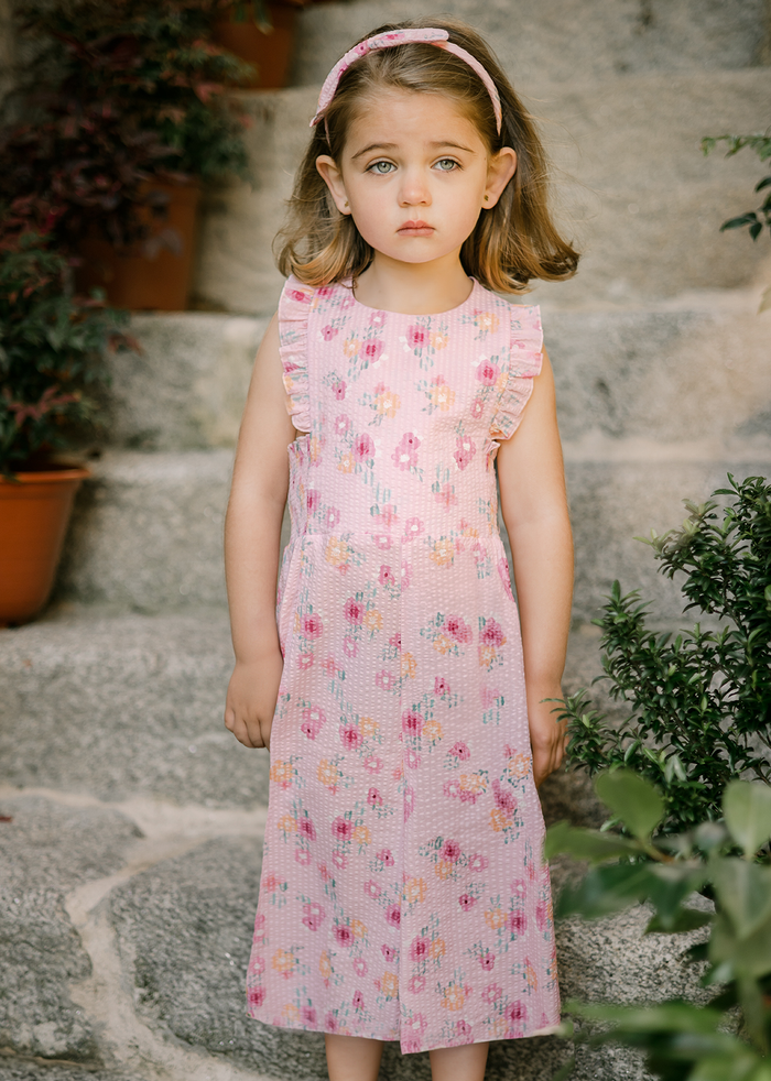 tiamia Peto largo infantil flor