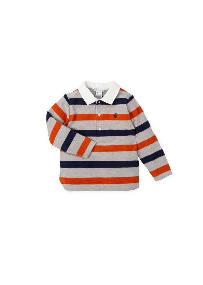 Tiamia Polo Rayas Piedra Niño