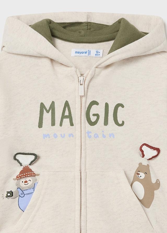 Tiamia Sudadera Cremallera Interactiva Bebé