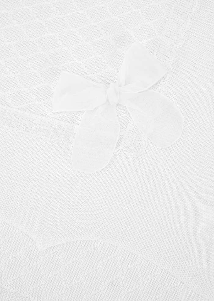 Tiamia Toquilla De Picos "linda" Blanco