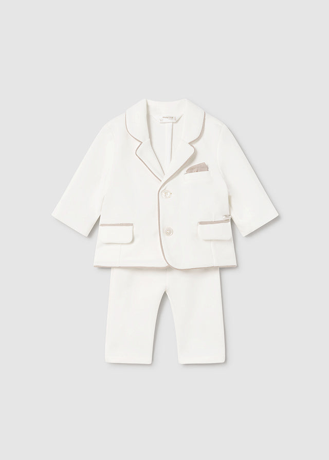 tiamia Traje chaqueta y pantalón recién nacido