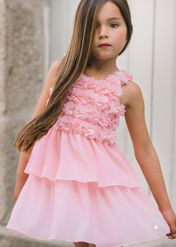 tiamia Vestido c/flores ceremonia