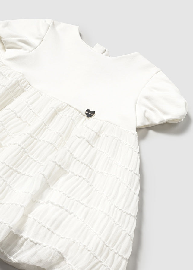 Tiamia Vestido Combinado Bebé Niña