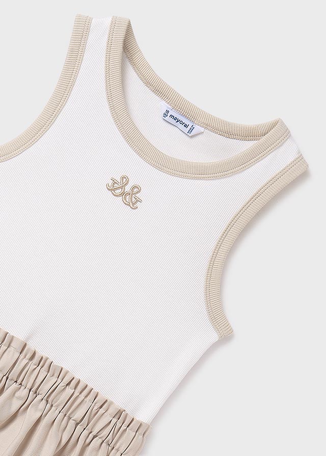 Tiamia Vestido Combinado Cargo Chica