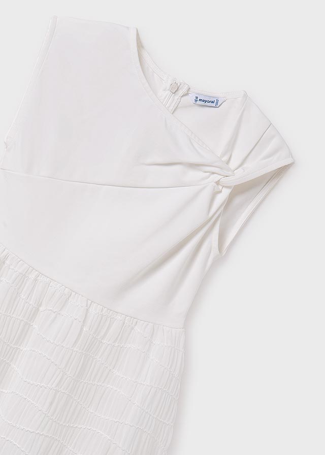 Tiamia Vestido Combinado Globo Chica