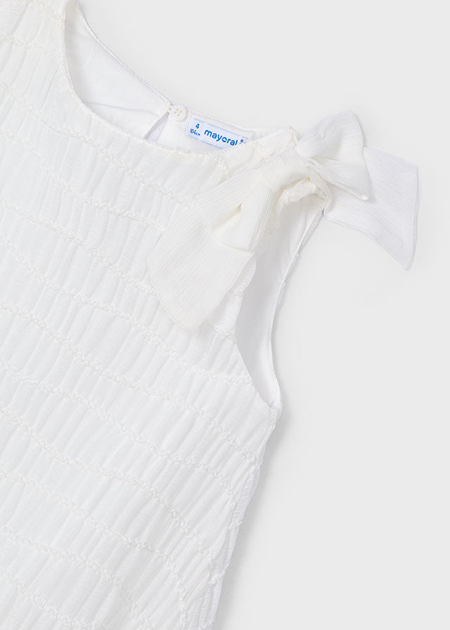 Tiamia Vestido Combinado Niña