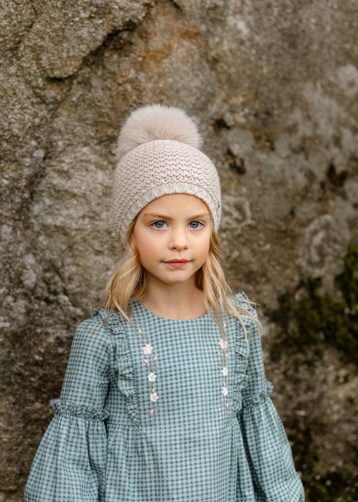 tiamia Vestido cuadros infantil "maravillas"