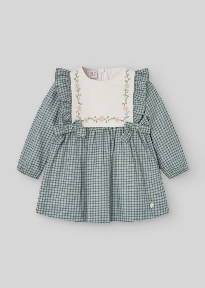 Tiamia Vestido Cuadros "maravillas"