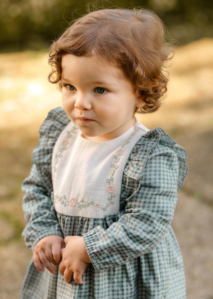 tiamia Vestido cuadros "maravillas"