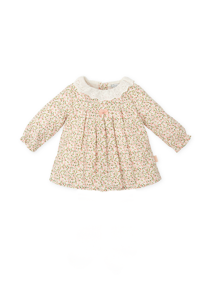 Tiamia Vestido Estampado Pétalo Bebé Niña