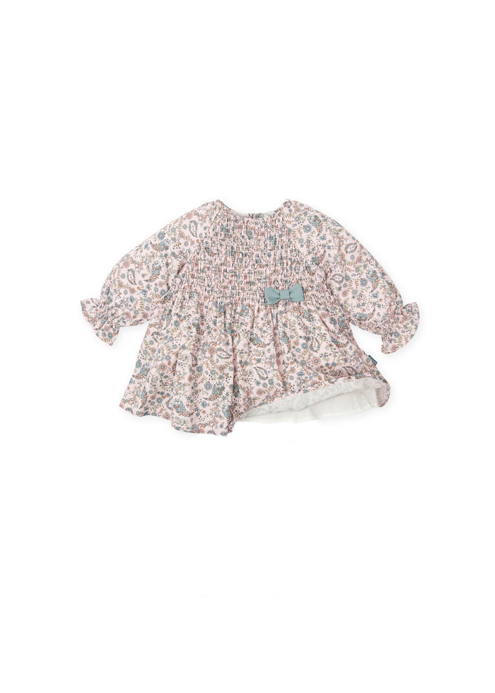 Tiamia Vestido Estampado Pétalo Niña