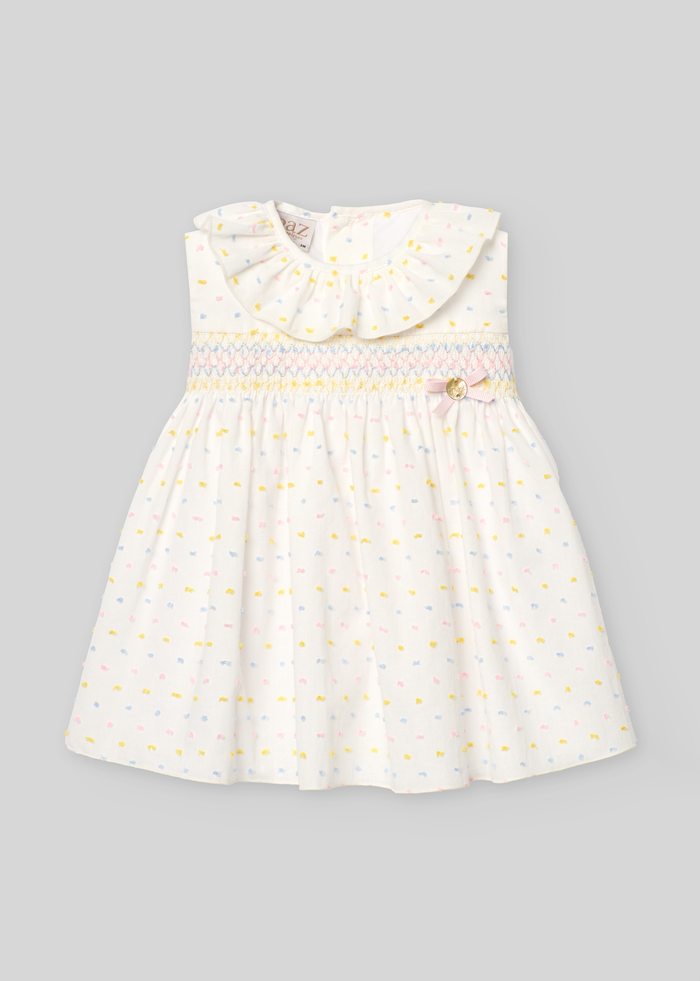 tiamia Vestido nido de abeja "bico"