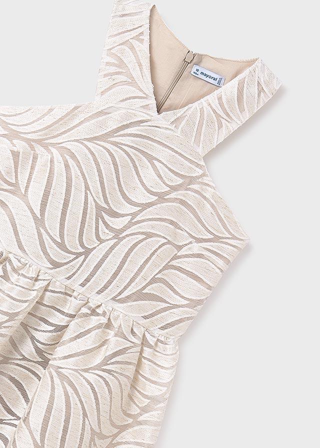 Tiamia Vestido Tirantes Cruzados Devoré Chica