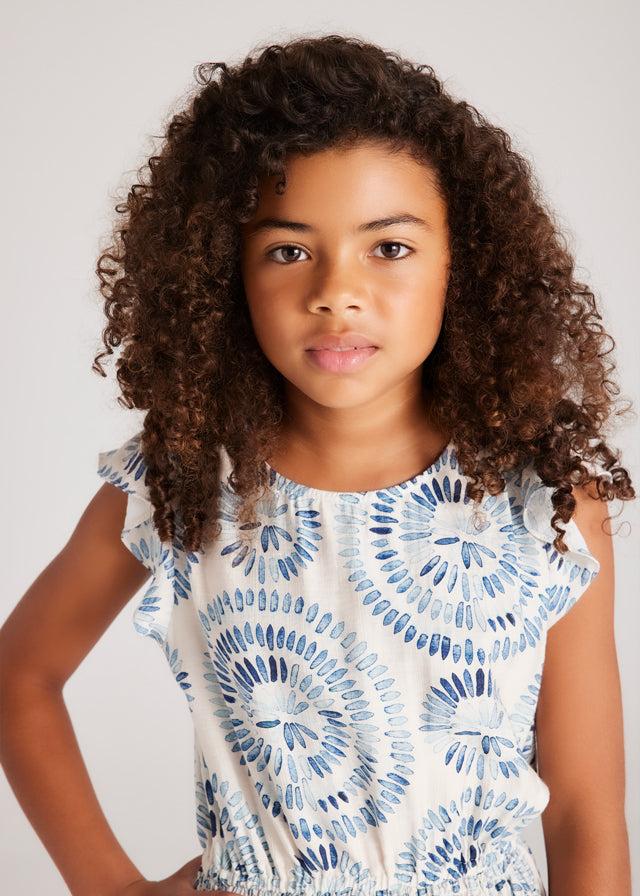 Tiamia Vestido Viscosa Estampado Chica