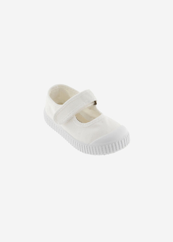 Tiamia Zapatillas Lona Niñas Con Tira Adherente