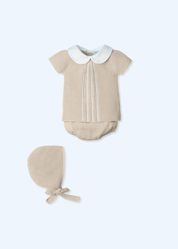 tiamia Traje 3P corto M/C culotte de punto y capota rich