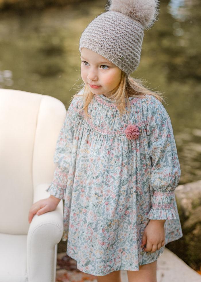 tiamia Vestido estampado flores infantil "maravillas"