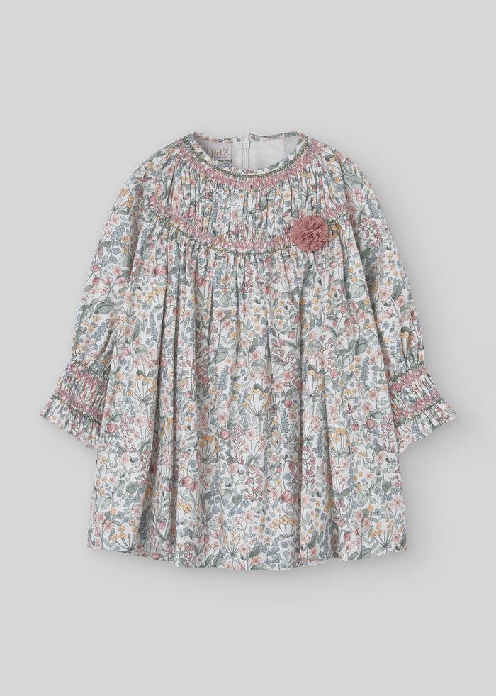 Tiamia Vestido Estampado Flores Infantil "maravillas"