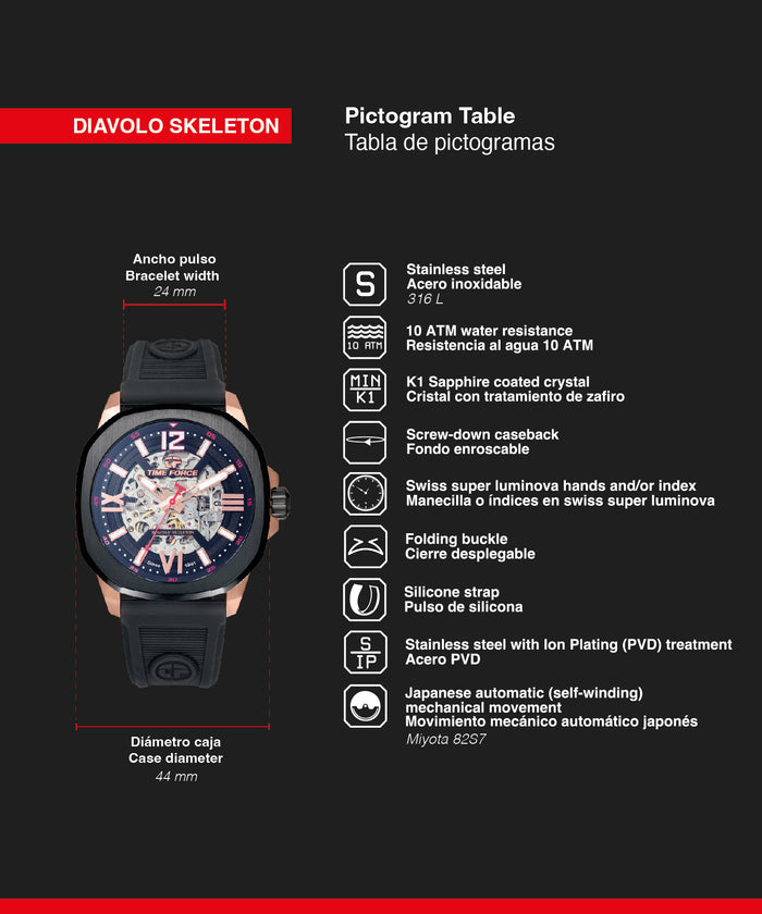 Time Force Diavolo Skeleton