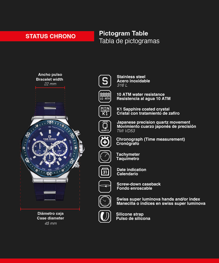 Time Force Status Chrono