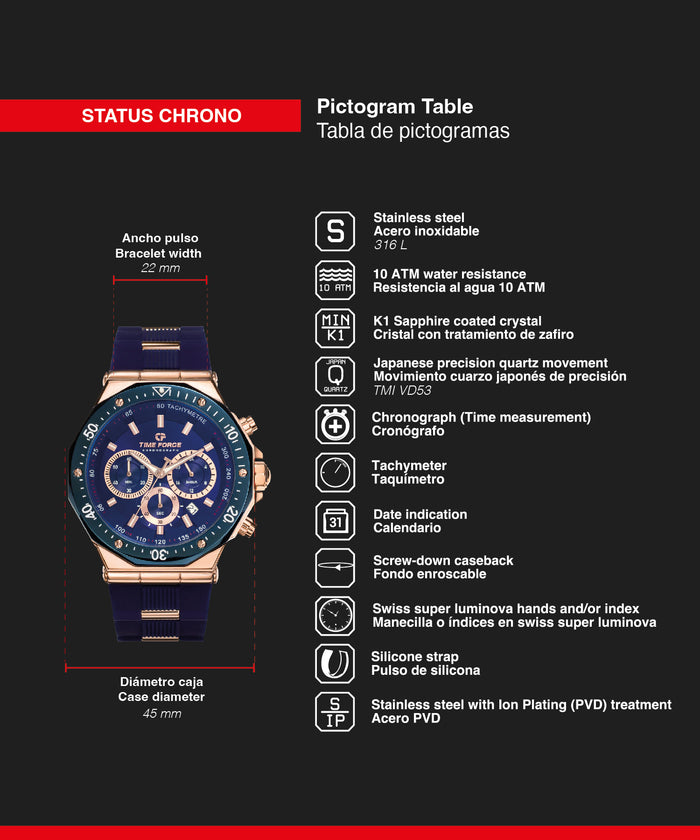 Time Force Status Chrono