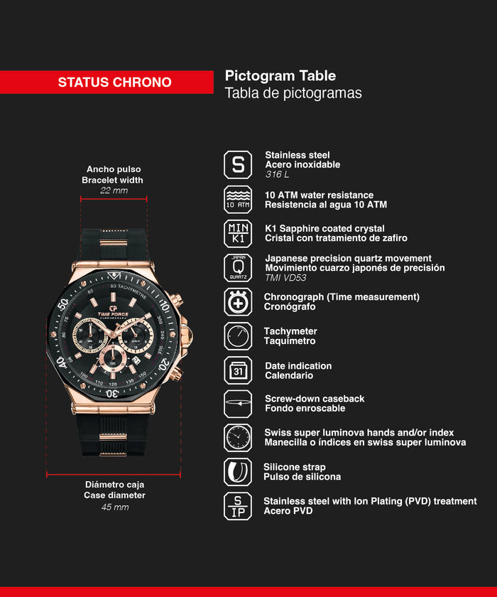 Time Force Status Chrono