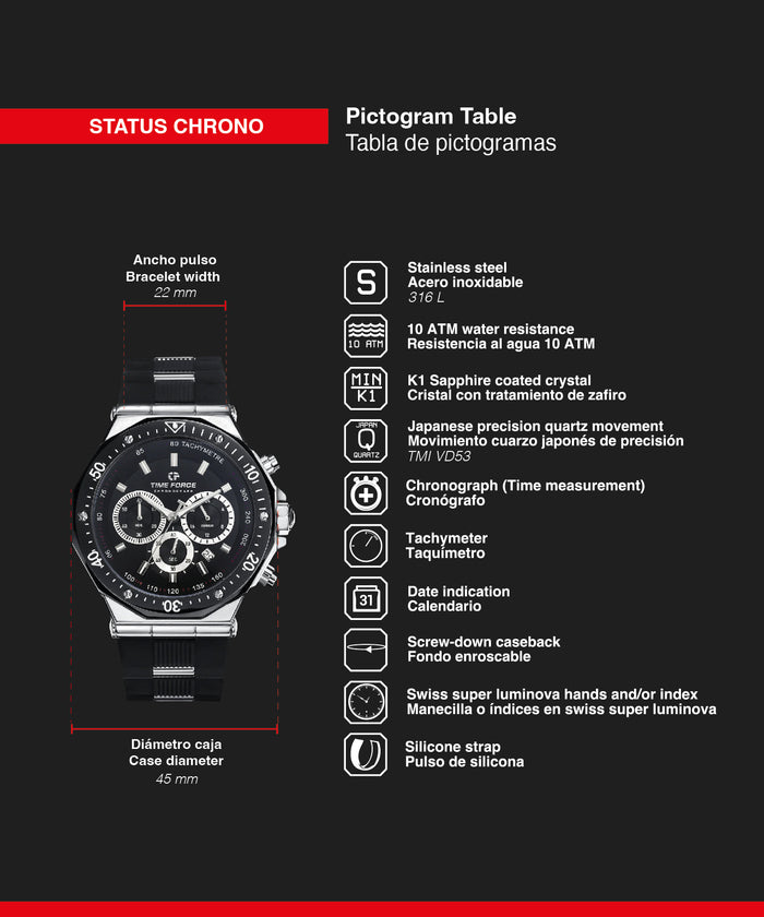 Time Force Status Chrono