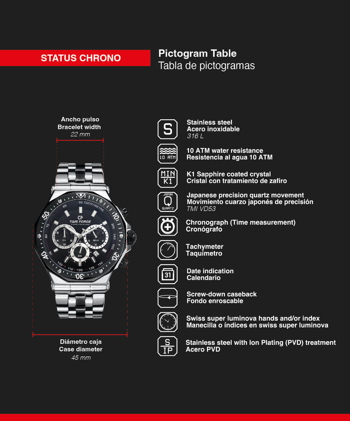 Time Force Status Chrono