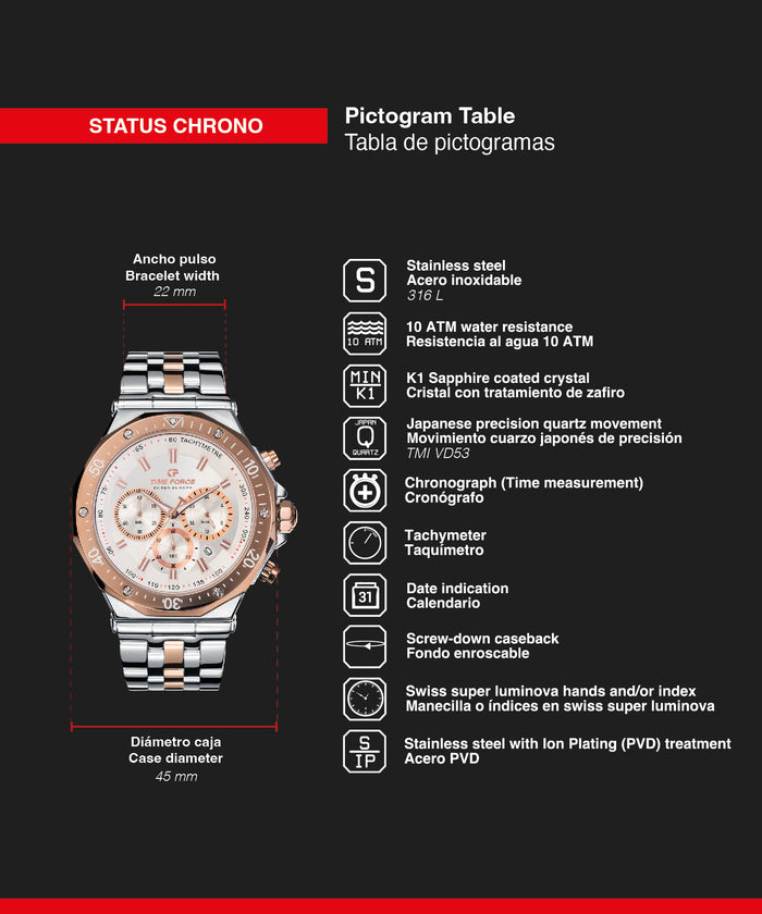 Time Force Status Chrono