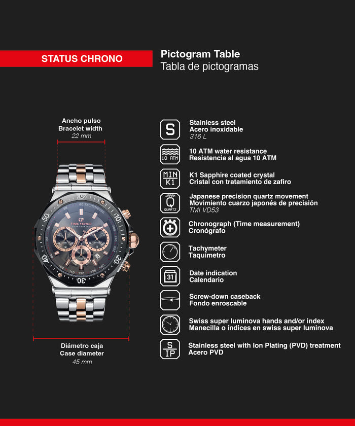 Time Force Status Chrono