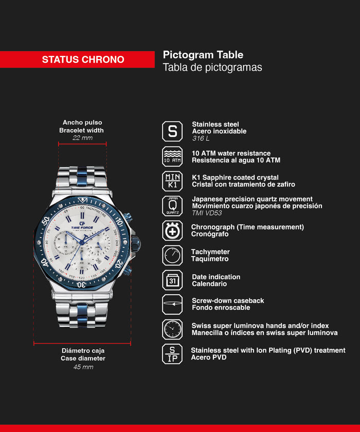 Time Force Status Chrono