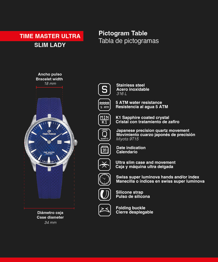 Time Force Time Master Ultra Slim Lady