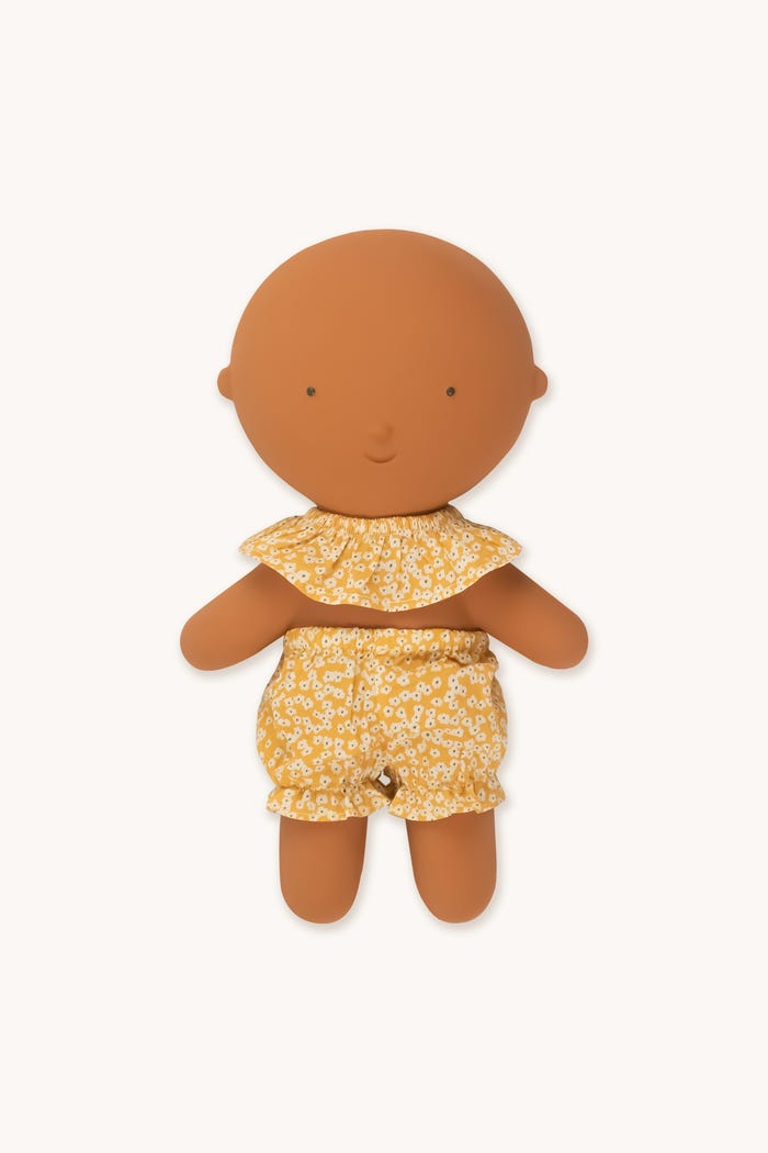 Tiny Cottons Gommu Flores Amarillas - Pantalón Corto & Cuello