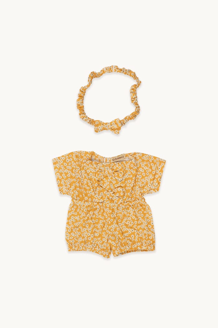 Tiny Cottons Gommu Flores Amarillas - Pelele & Pajarita